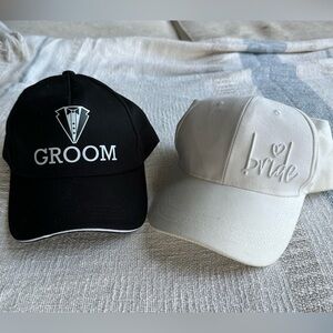 Bride and groom hats, new